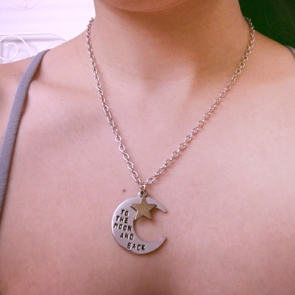 Crescent moon necklace